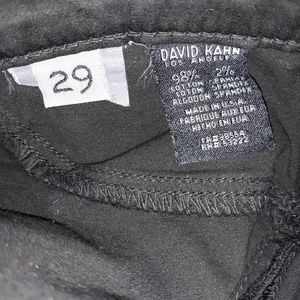 Black coated skinny jeans